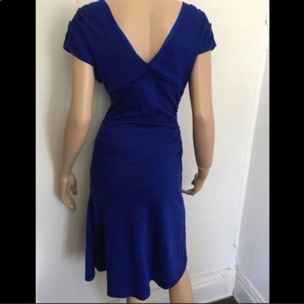 Diane von Furstenberg Mula wool dress blue 4 - Picture 6 of 9